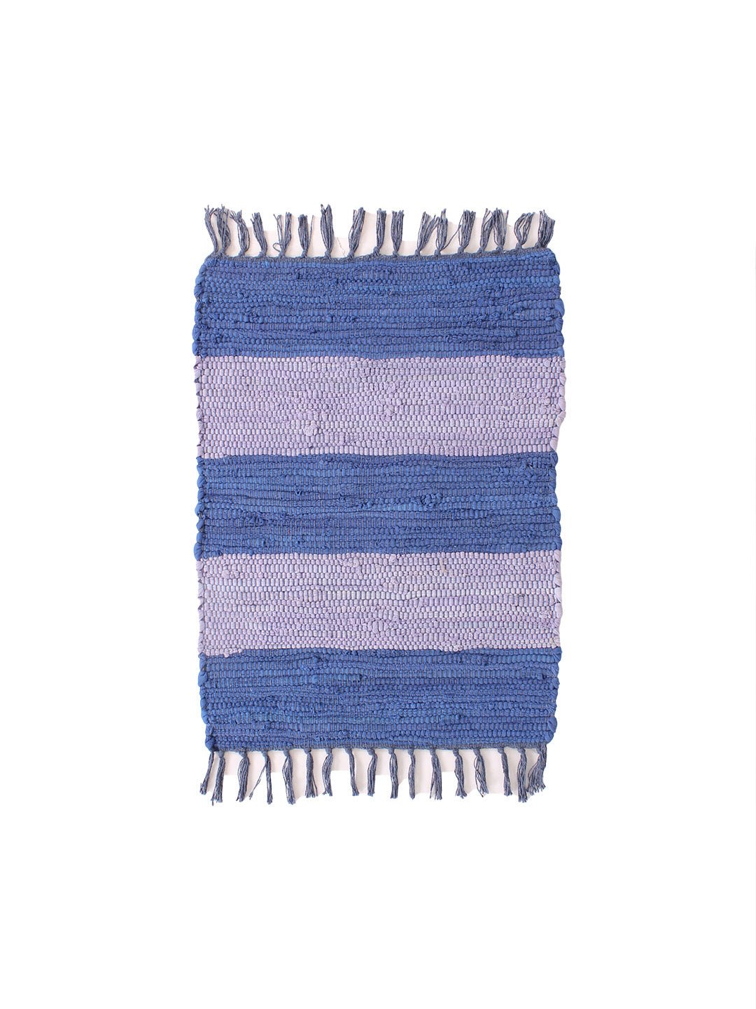 Cherai Recycle Chindi Rug (Blue)