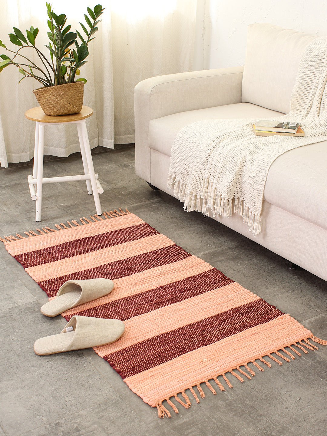 Palolem Recycle Chindi Rug (Red)