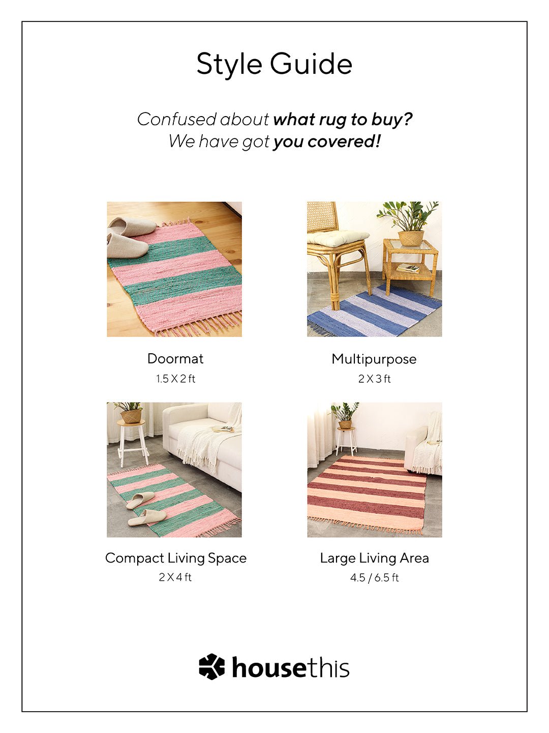 Palolem Recycle Chindi Rug (Red)