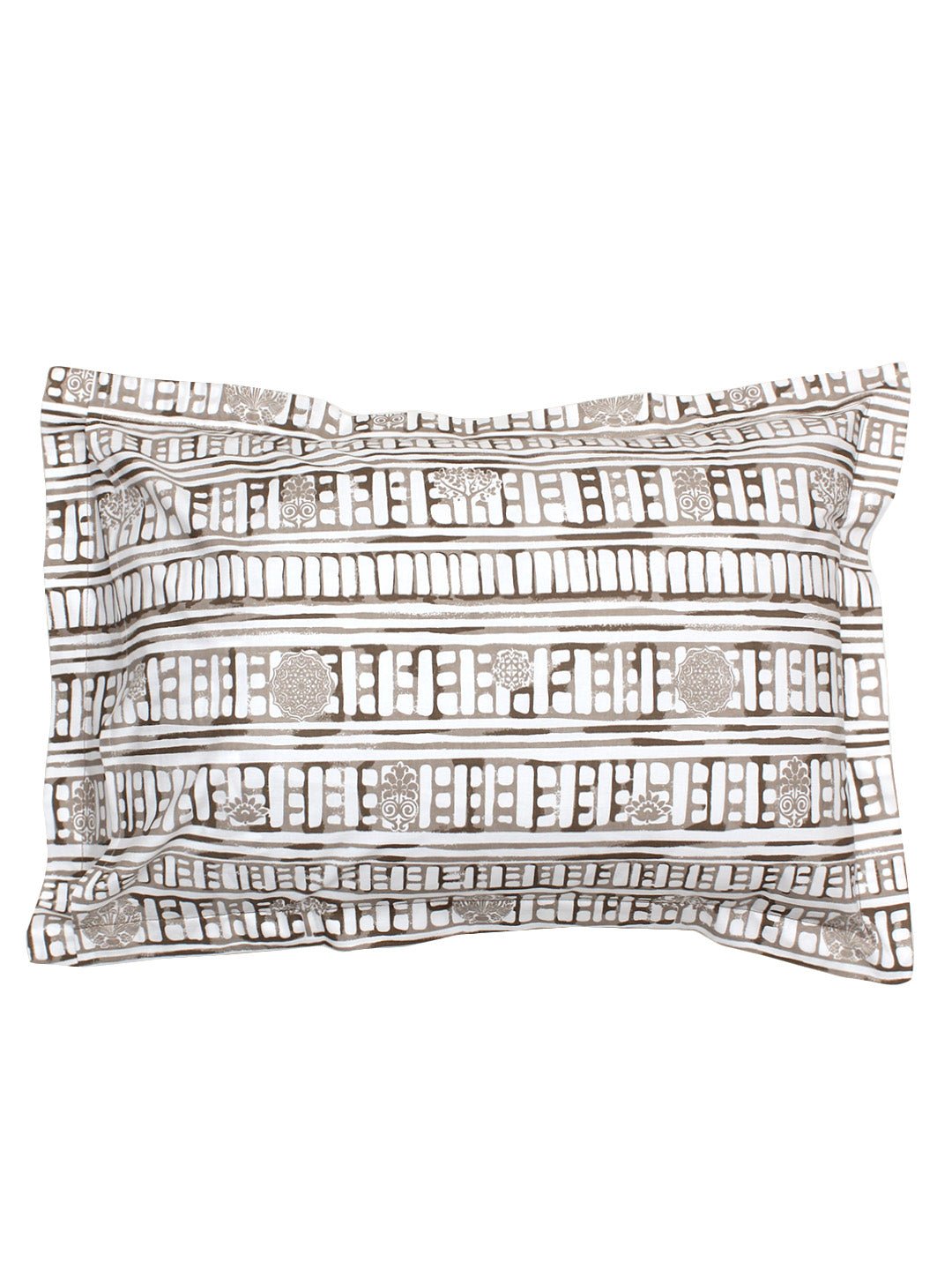 Sanchi Fitted Bedsheet Set (Grey)