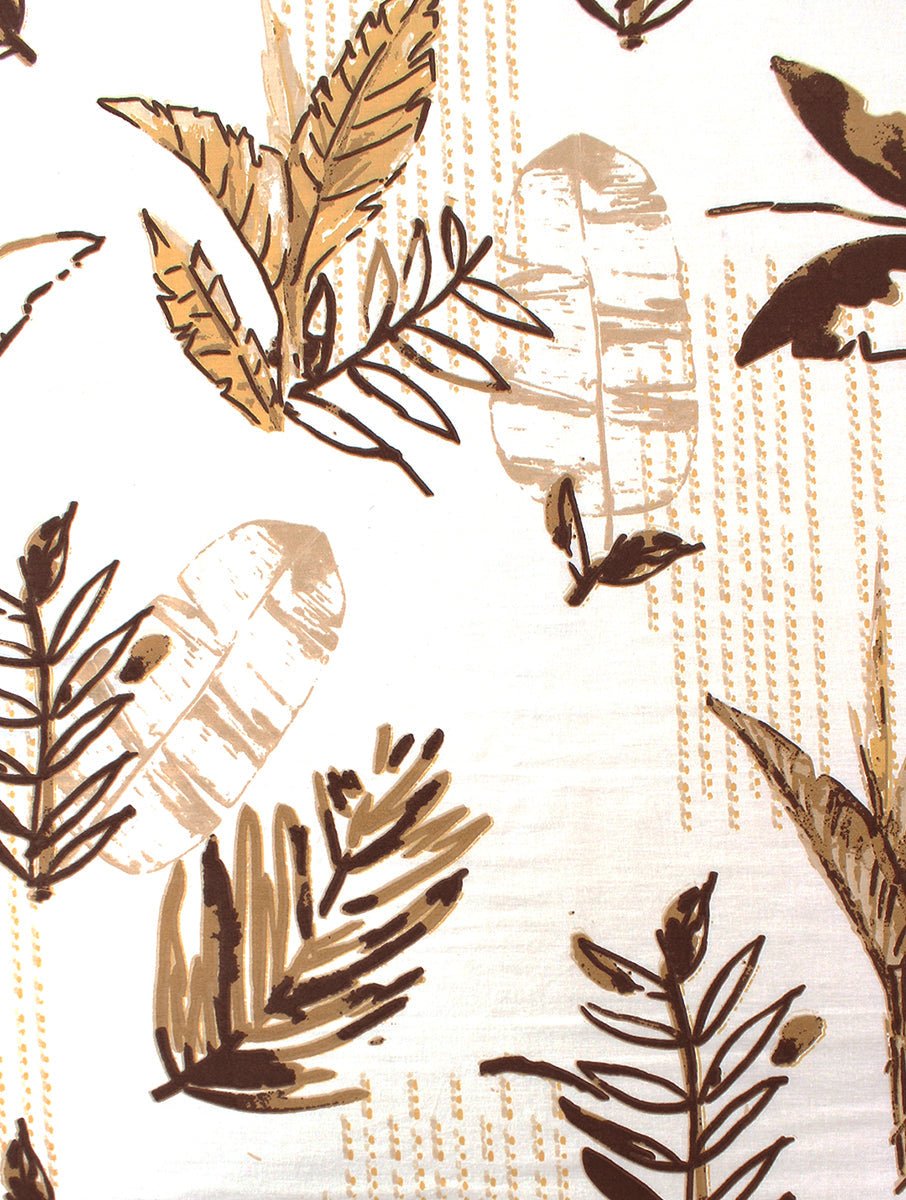 Vanam Fitted Sheet with Pillow Cover (Brown)