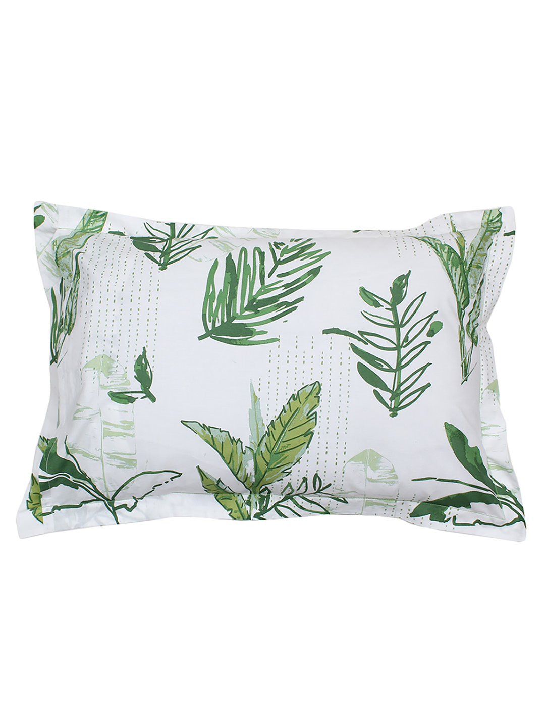 Vanam Fitted Sheet with Pillow Cover (Green)