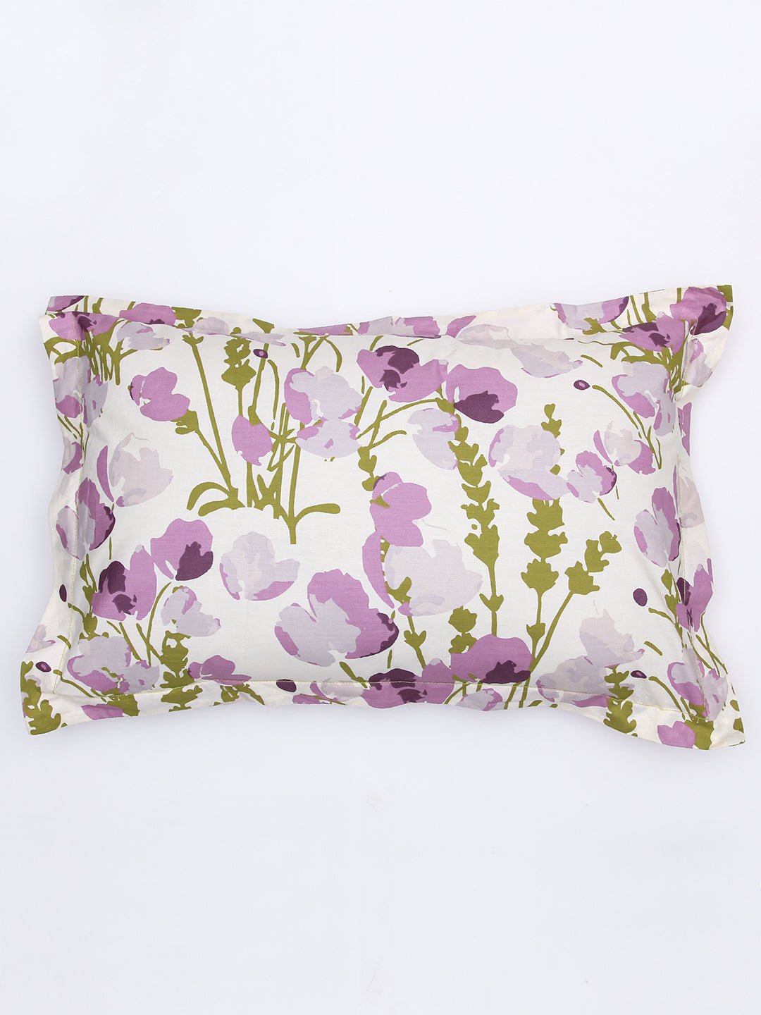 Himalayan Poppies Pillow Cover (Purple)