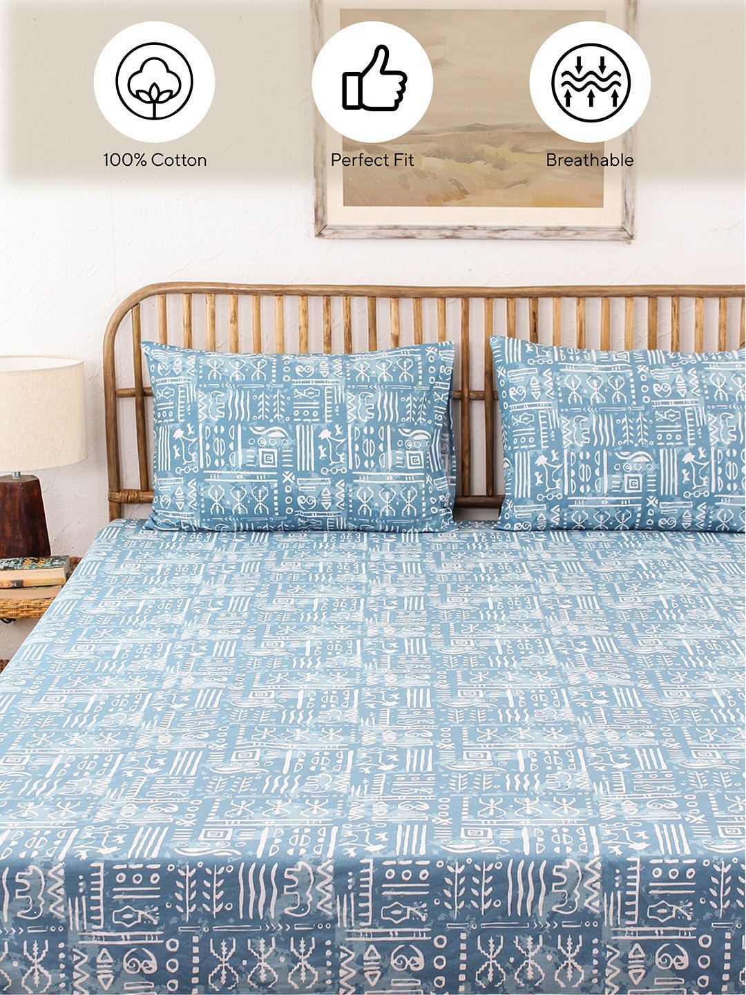 Gamathi Pillow Cover Set (Light Blue)