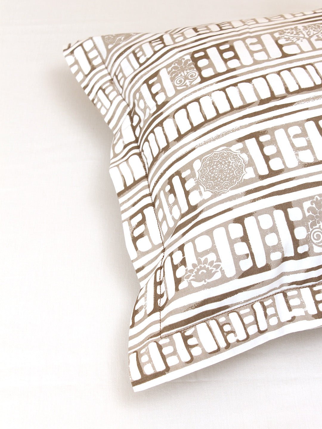 Sanchi Pillow Cover Set (Grey)