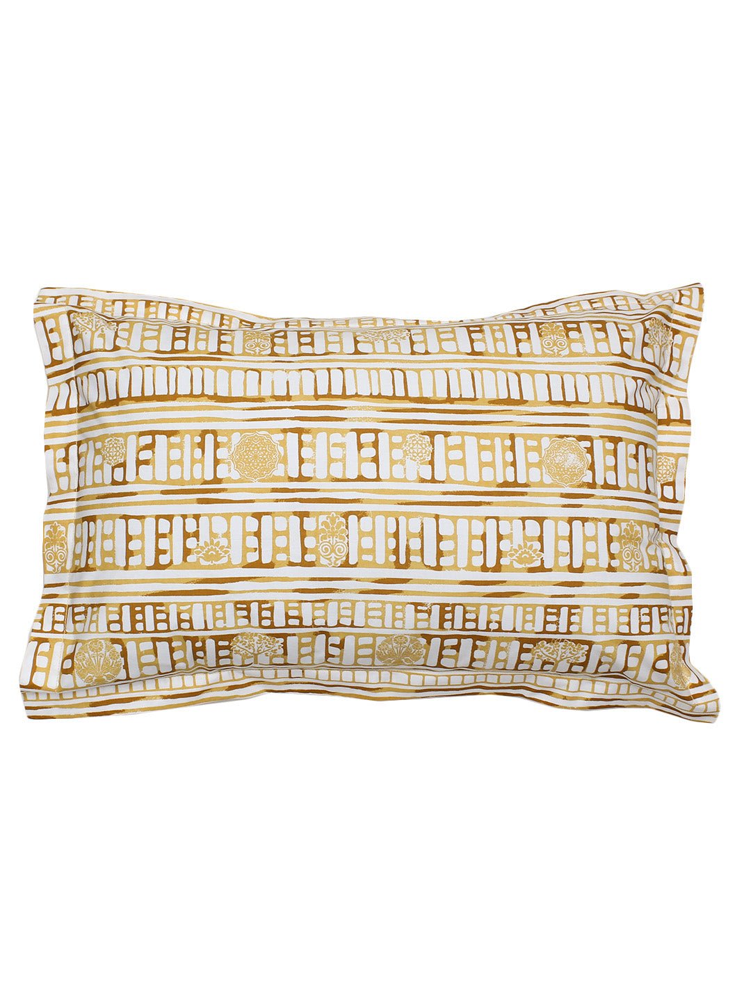 Sanchi Pillow Cover Set (Yellow)