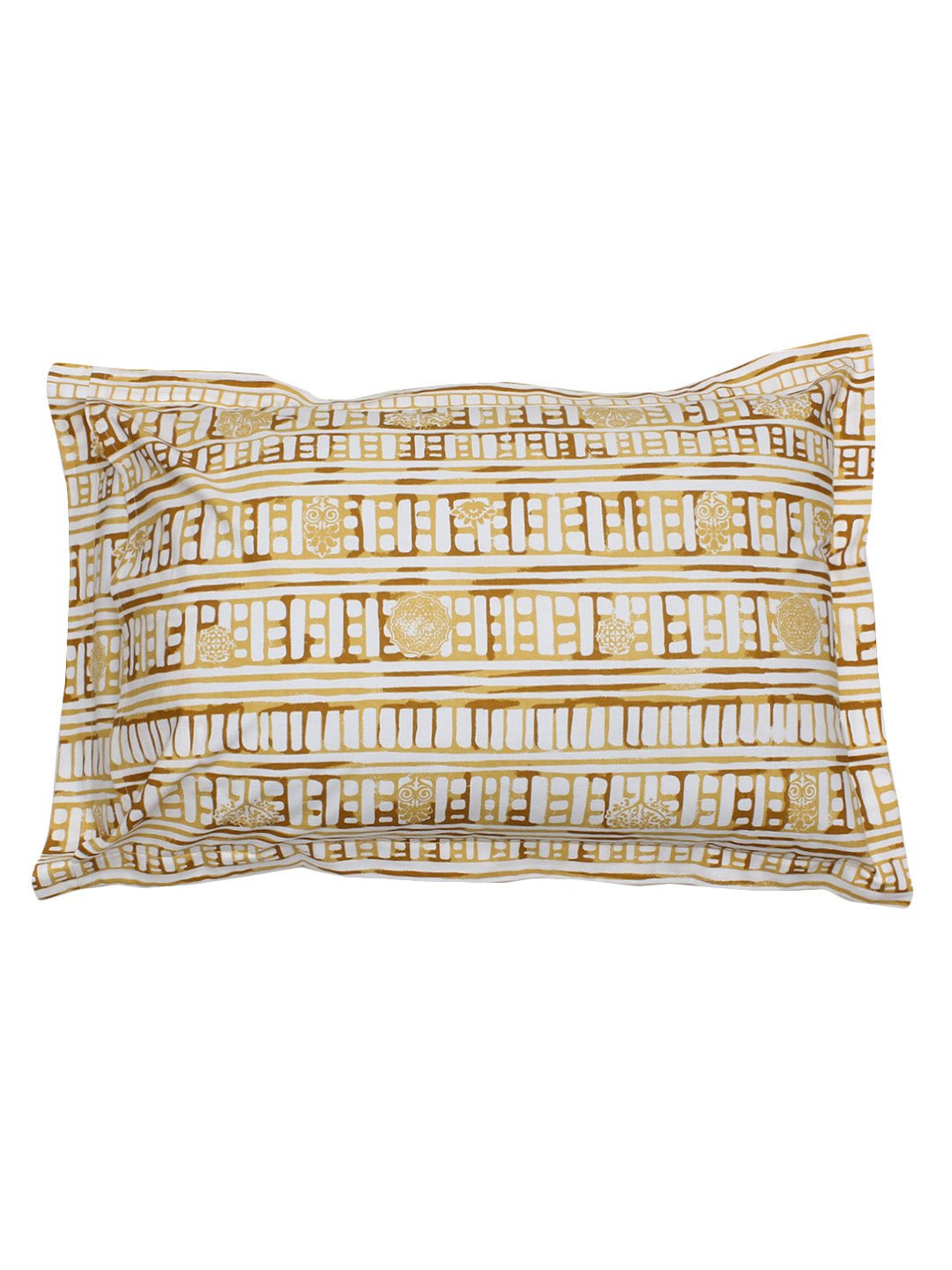 Sanchi Pillow Cover Set (Yellow)