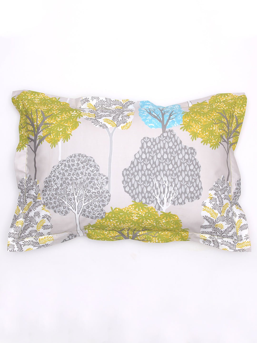 Saptaparni Green Pillow Cover