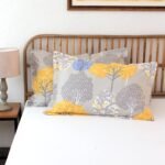 Saptaparni Pillow Cover (Yellow)