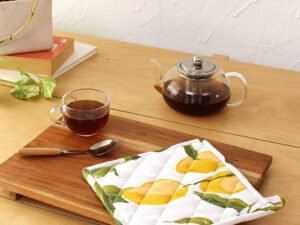 Rasaal – Set Of 2 Pot Holders (Yellow)