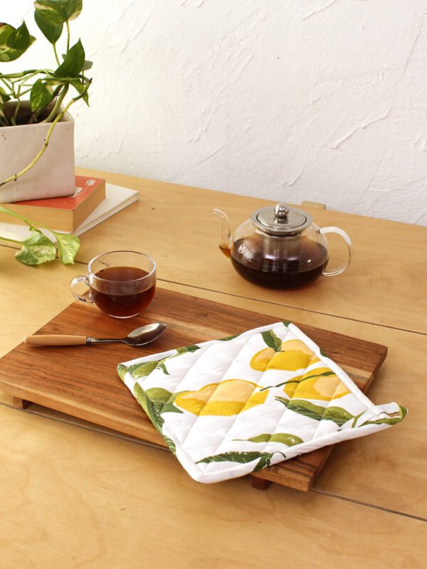 Rasaal – Set Of 2 Pot Holders (Yellow)