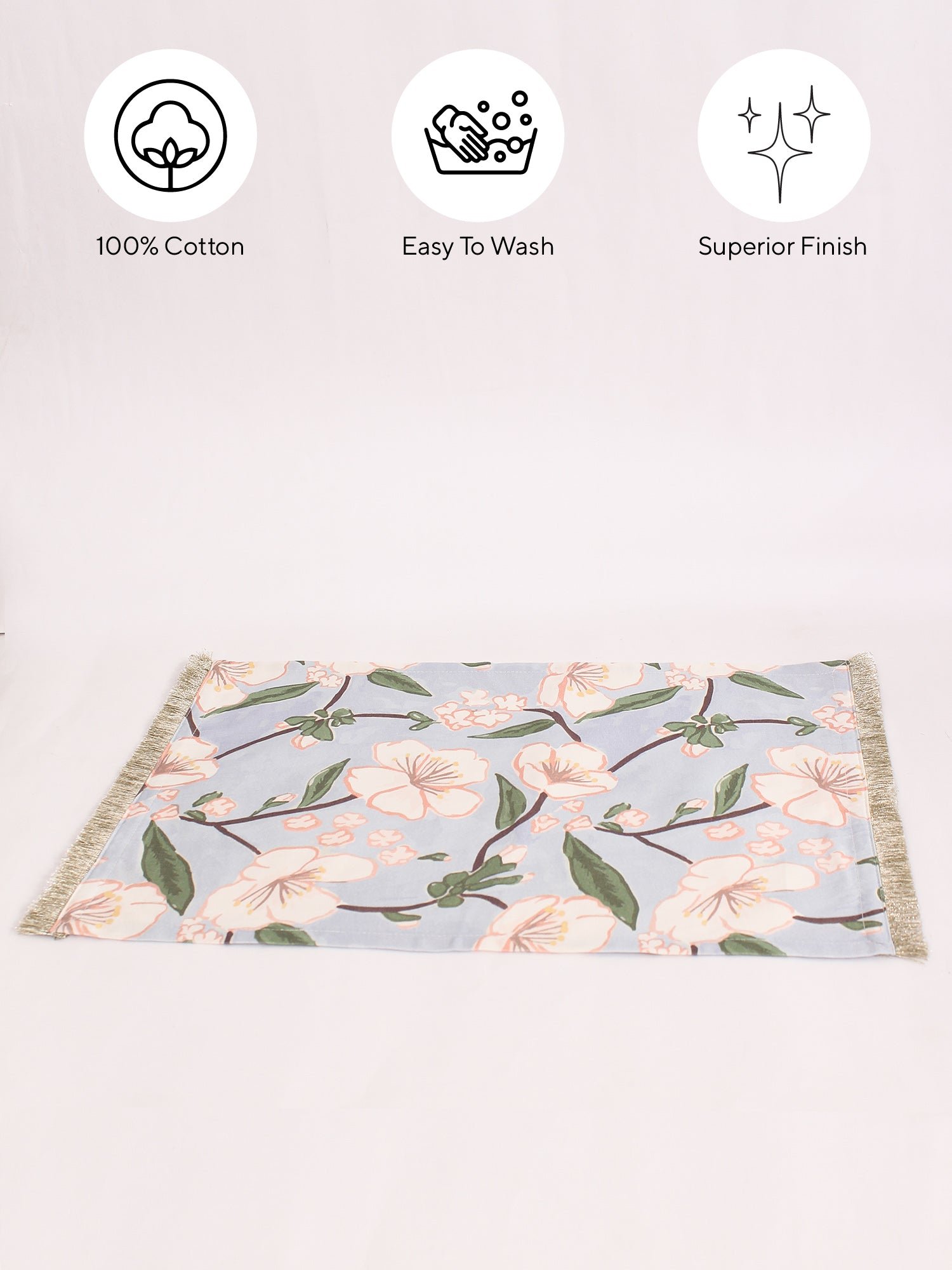 Badamwari - Set Of 2 Placemats (Blue)