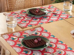 Neelkanth – Set Of 2 Placemats (Magenta)