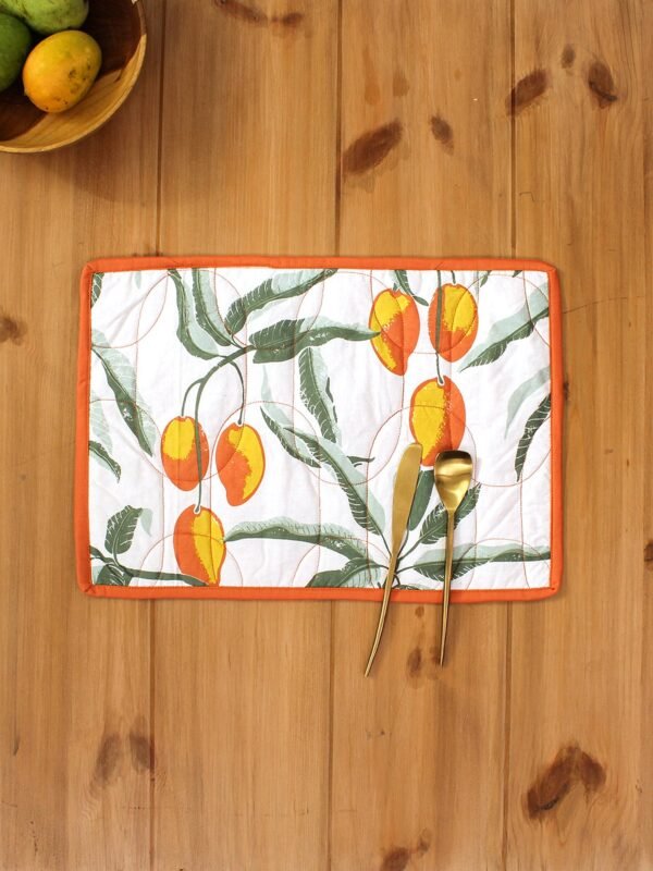 Rasaal – Set Of 2 Placemats (Rust)