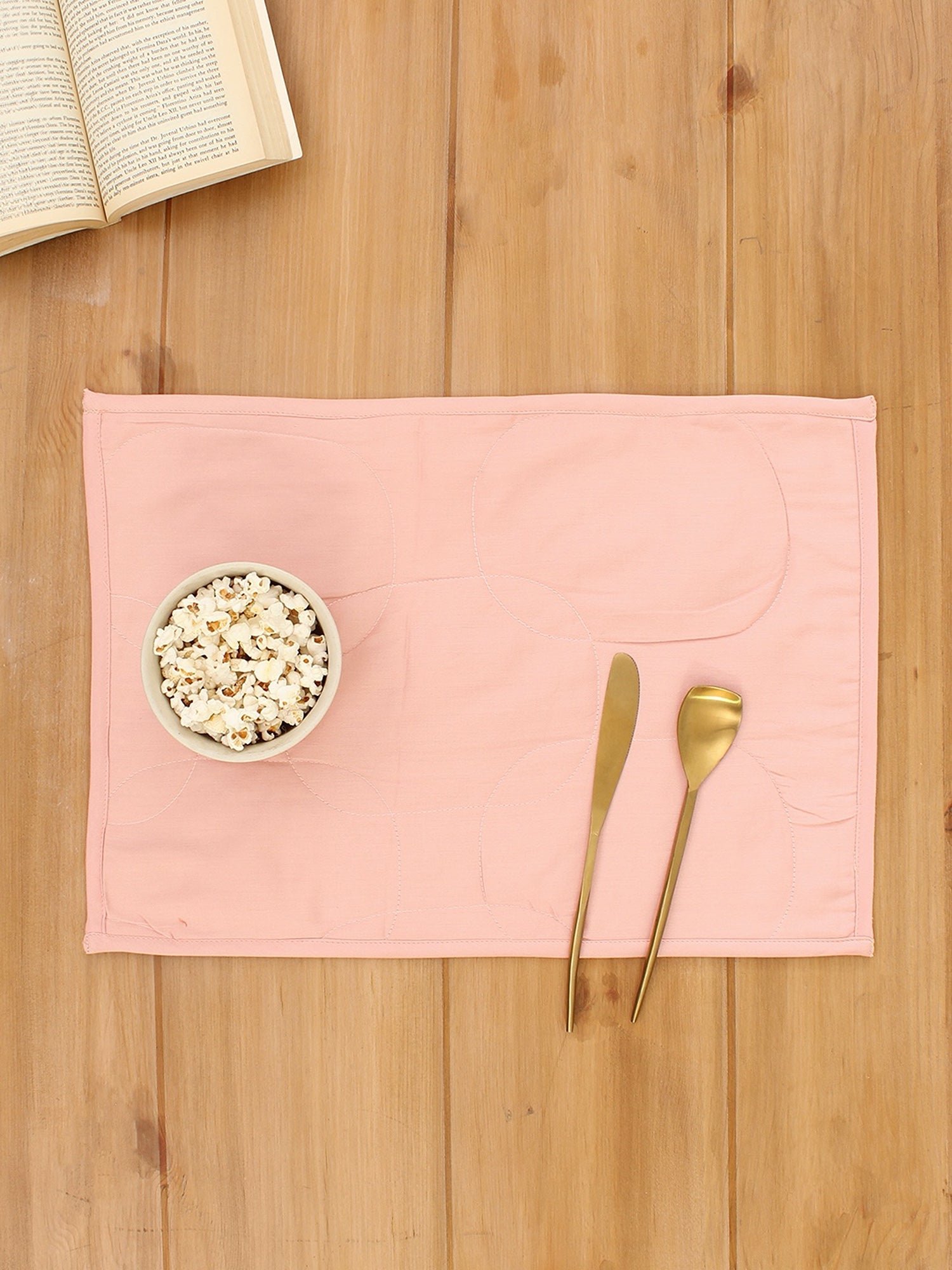 Silsako - Set Of 2 Placemats (Light Pink)