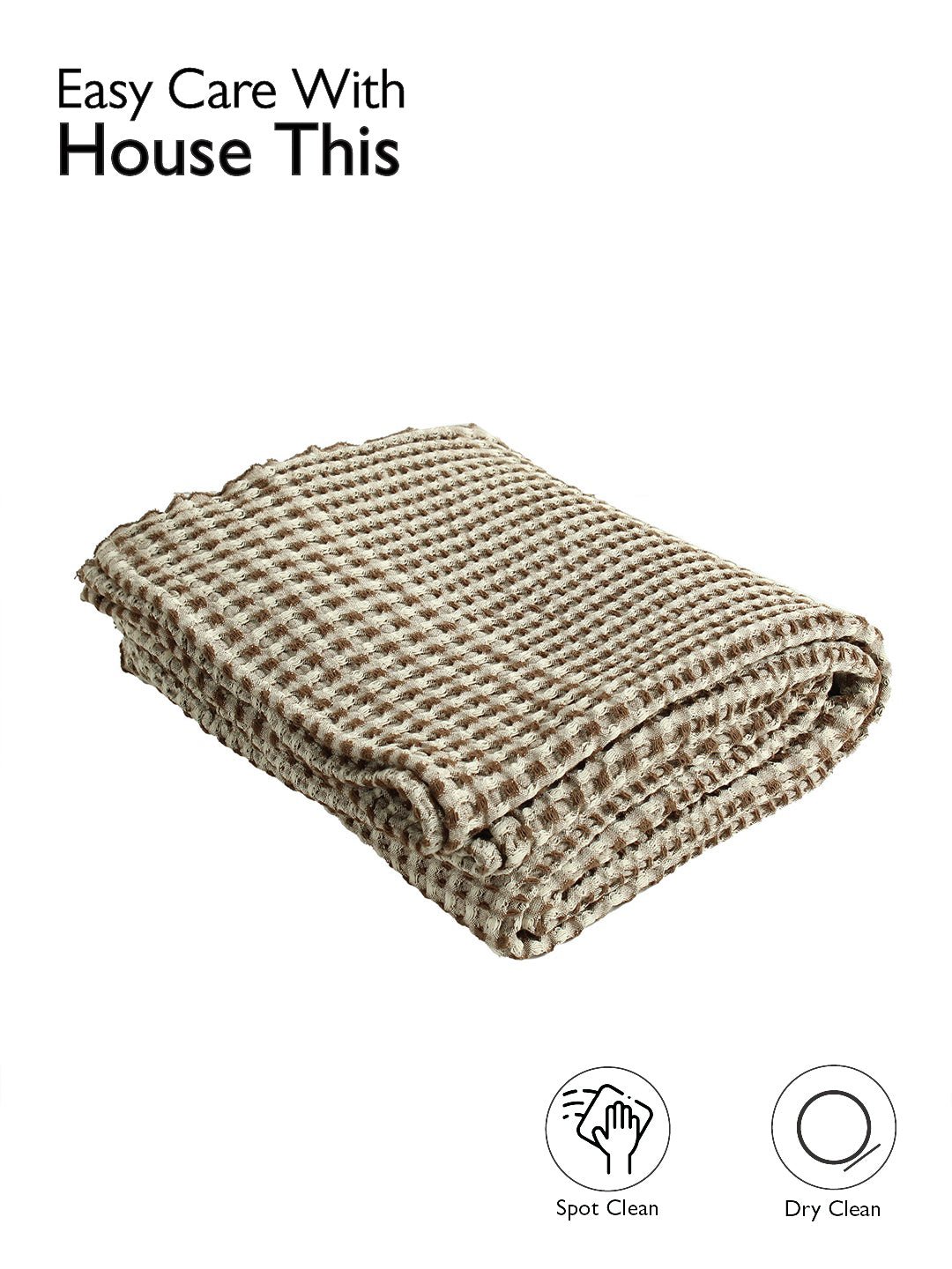 Karakoram Throw (Natural/Dark Brown)