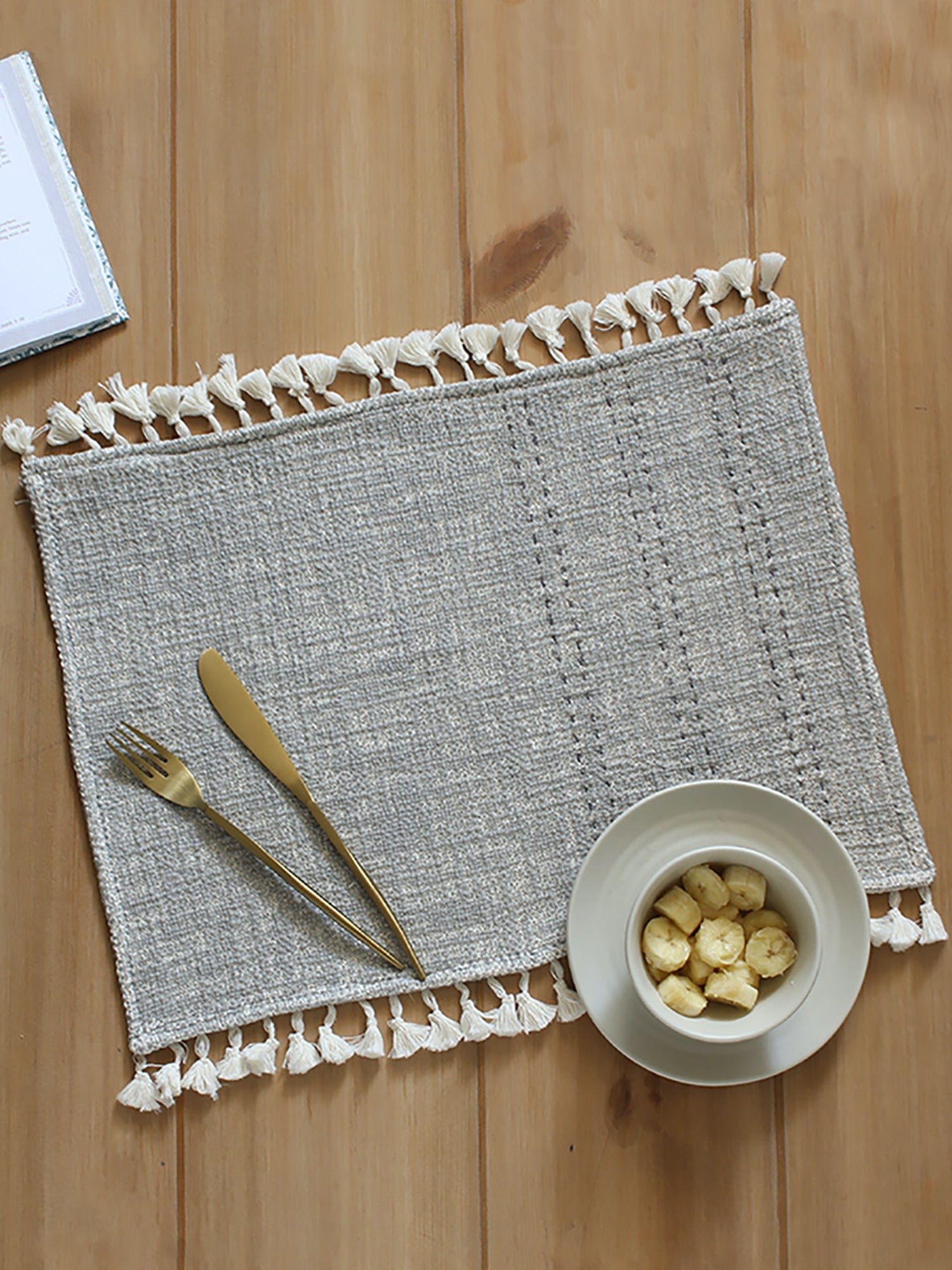 Arabian Sea - Set Of 2 Placemats (Grey)