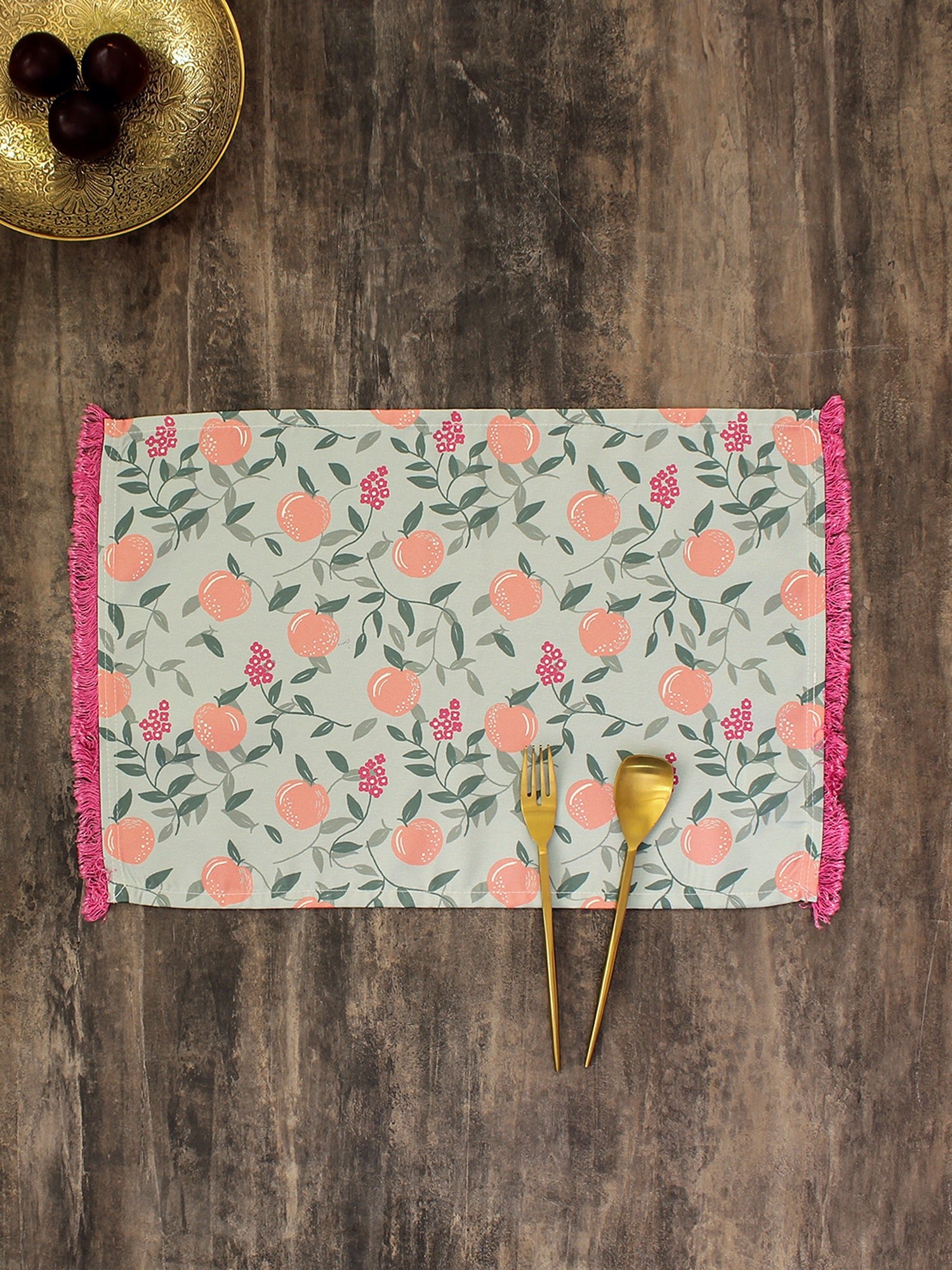 Khubaani - Set Of 2 Placemats (Multi)