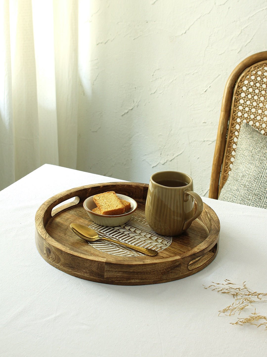 Soraha Round Tray (Natural)