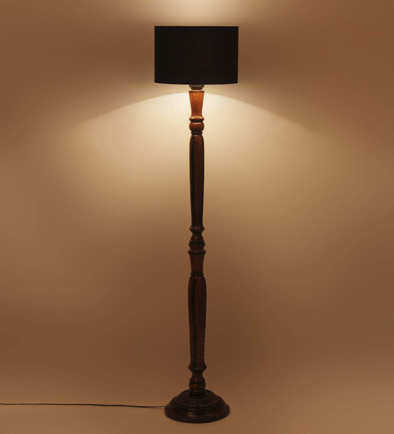 Lack Cotton Wooden Floor lamp