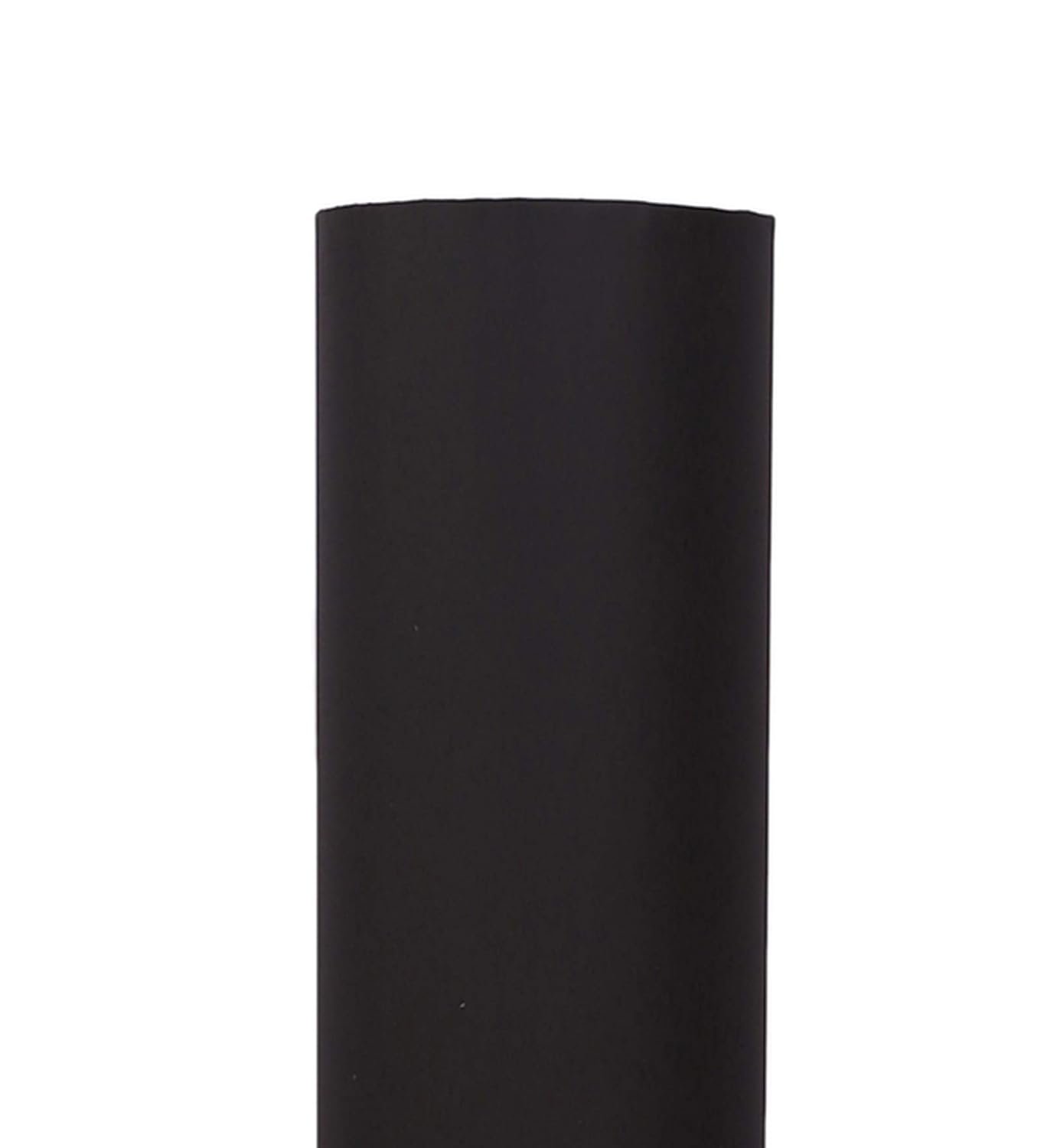 Black Round Cotton Natural Wood Floor Lamps (Black,Cotton)