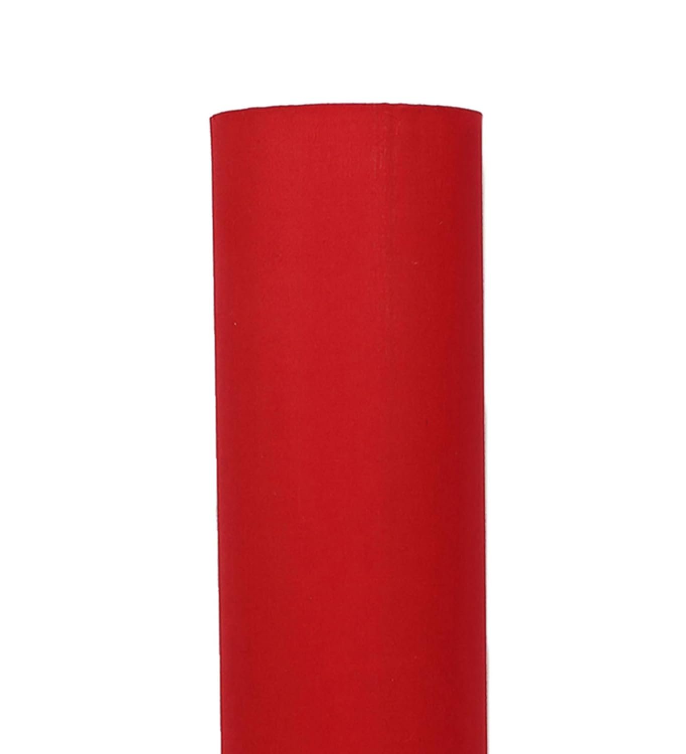 Red Round Cotton Iron Floor Lamps (Red,Cotton)