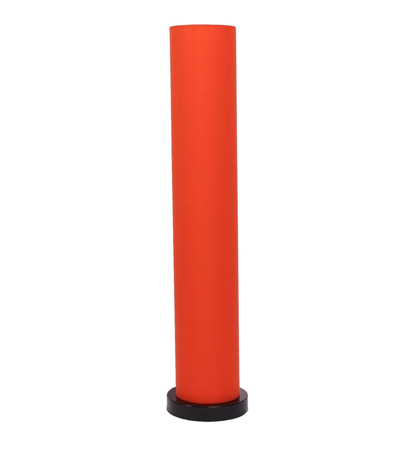 Orange Round Cotton Iron Floor Lamps (Round,Cotton)