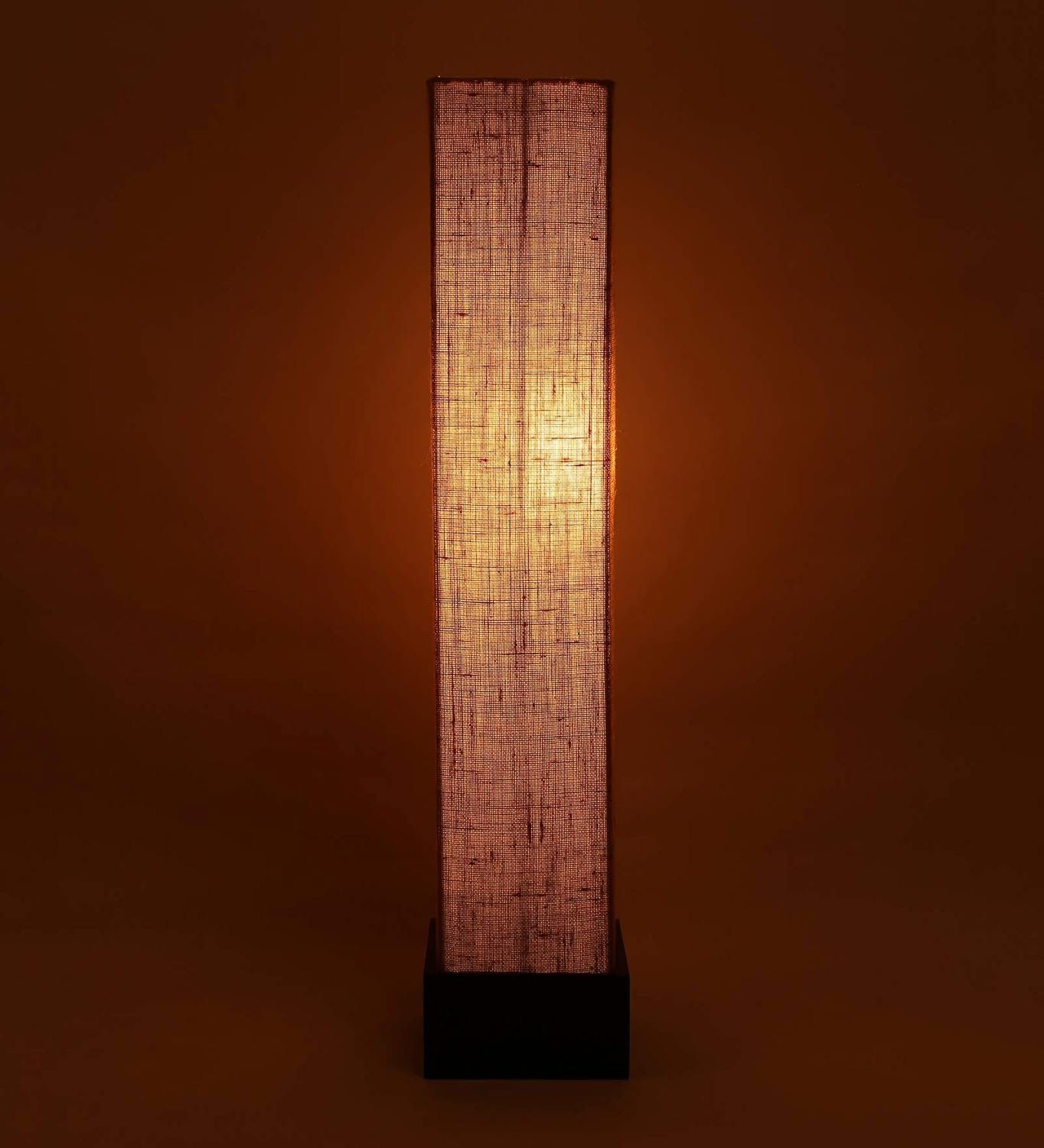 Faux Wood Floor Lamp, Beige, Pack of 1 Floor Lamp Stand Including Wood Base