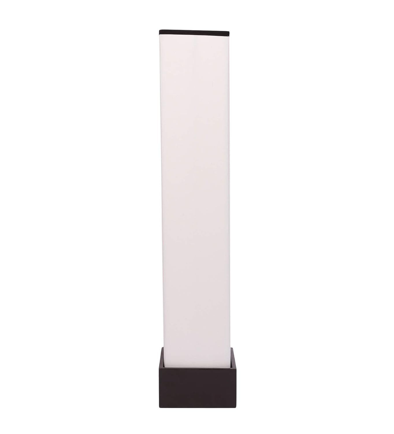 Cotton Square Wooden Floor Lamps (Multicolor)