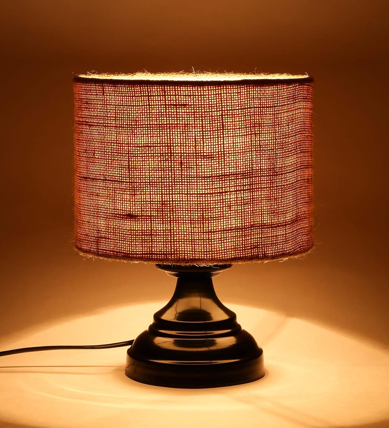 Jute Table Lamp (Beige)
