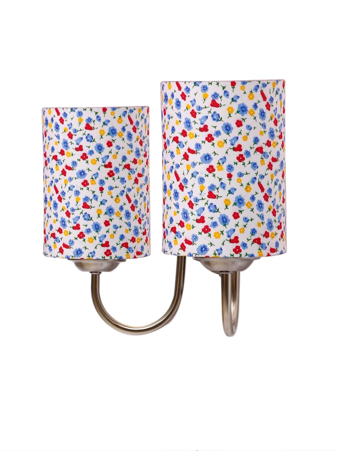 Vintage Multi Cotton Zig Zag Tikli Table lamp with Iron Base (AE56)