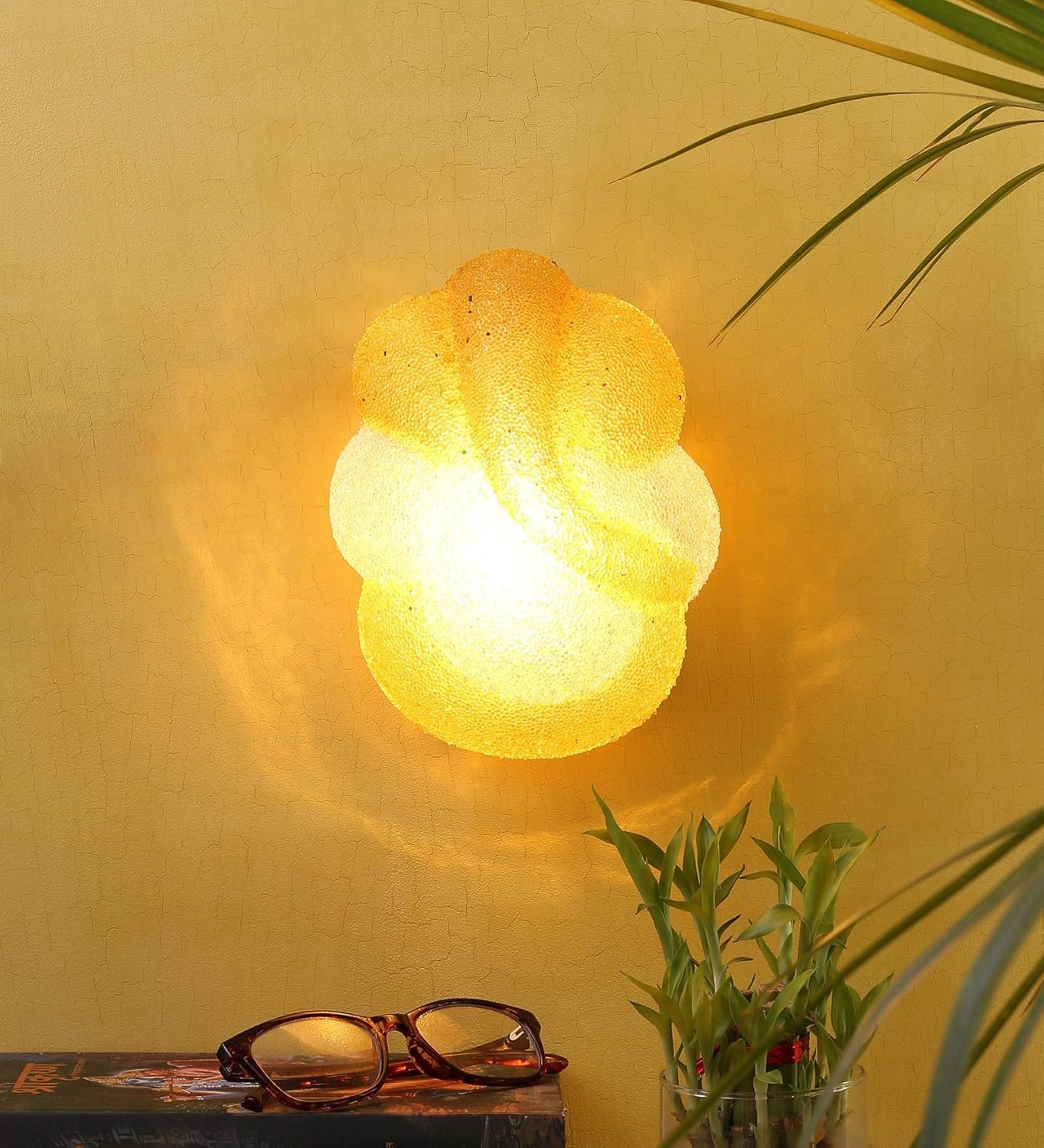 Multicolored Mosaic Ganesha Wall Mounted Light (40W)