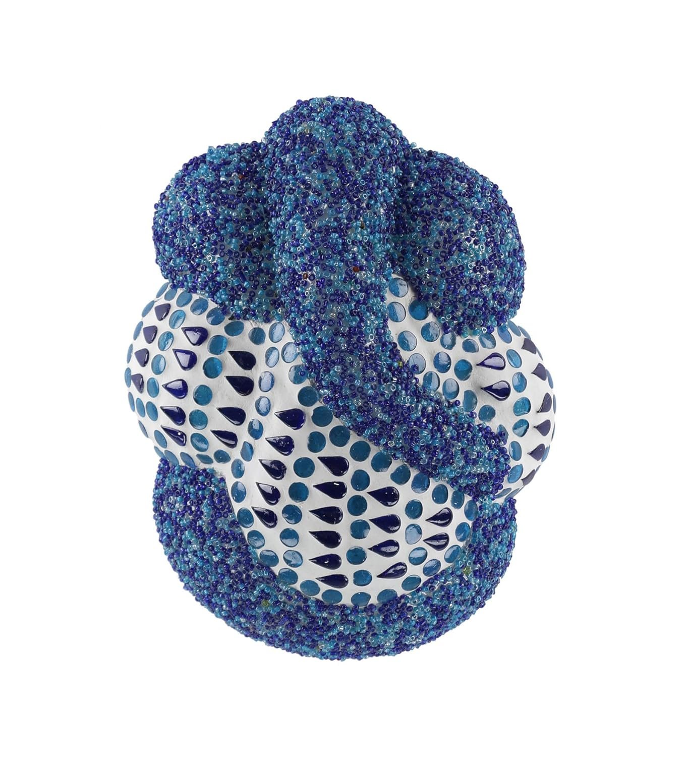 Blue Beads Ganesha Wall Mounted Light for Living Room