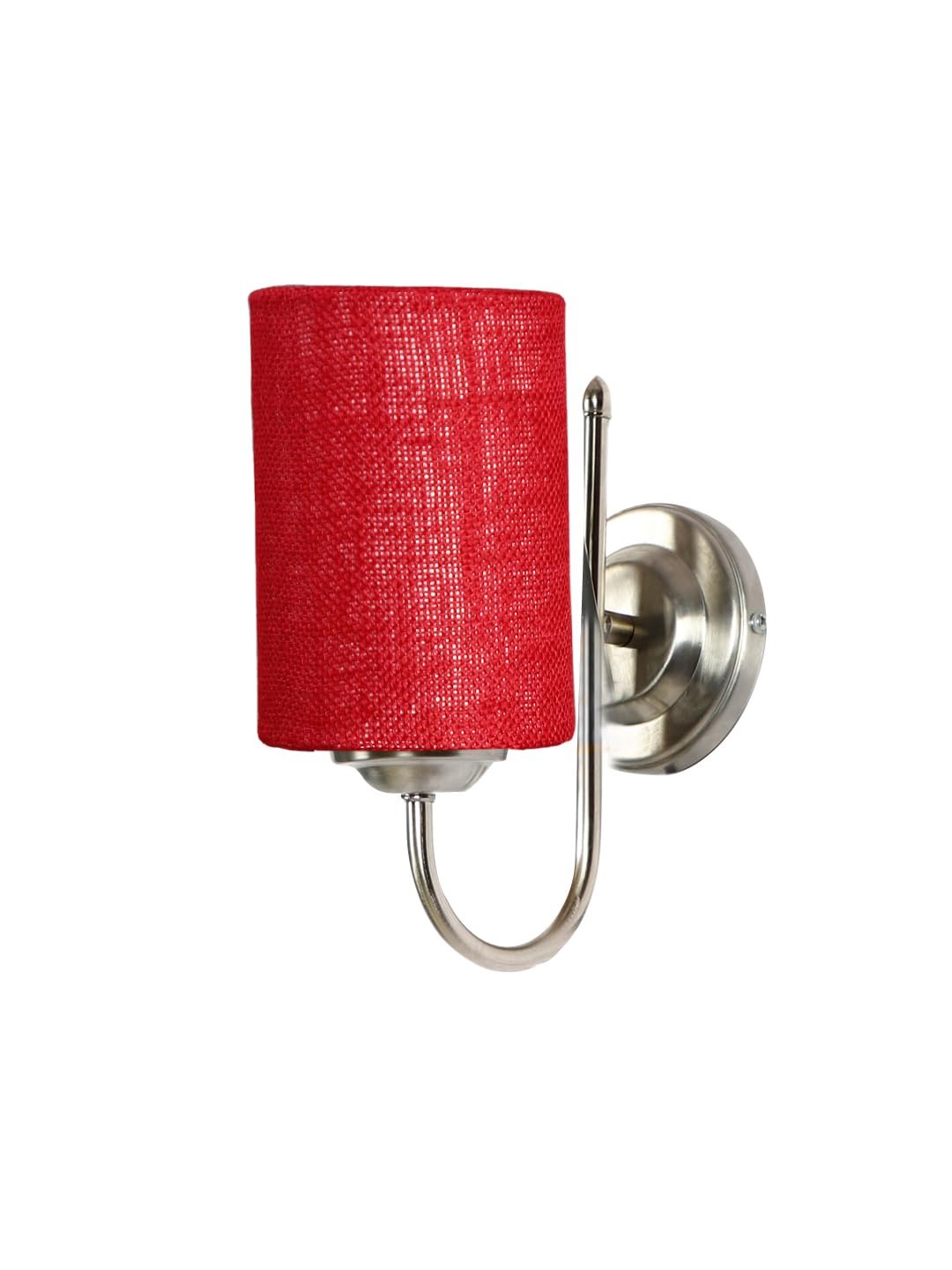 Wood Table lamp with Multicolor Cotton Shade