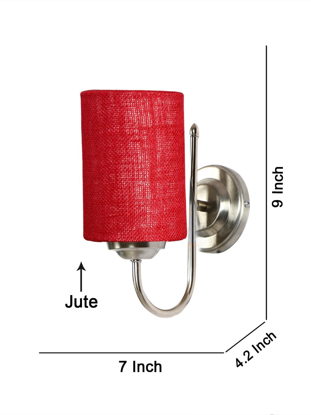 Wood Table lamp with Multicolor Cotton Shade