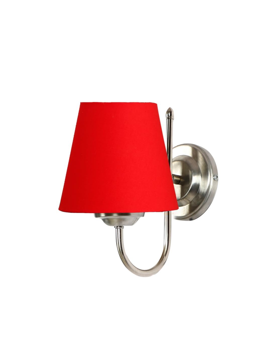 Wood Table lamp with Multicolor Cotton Shade
