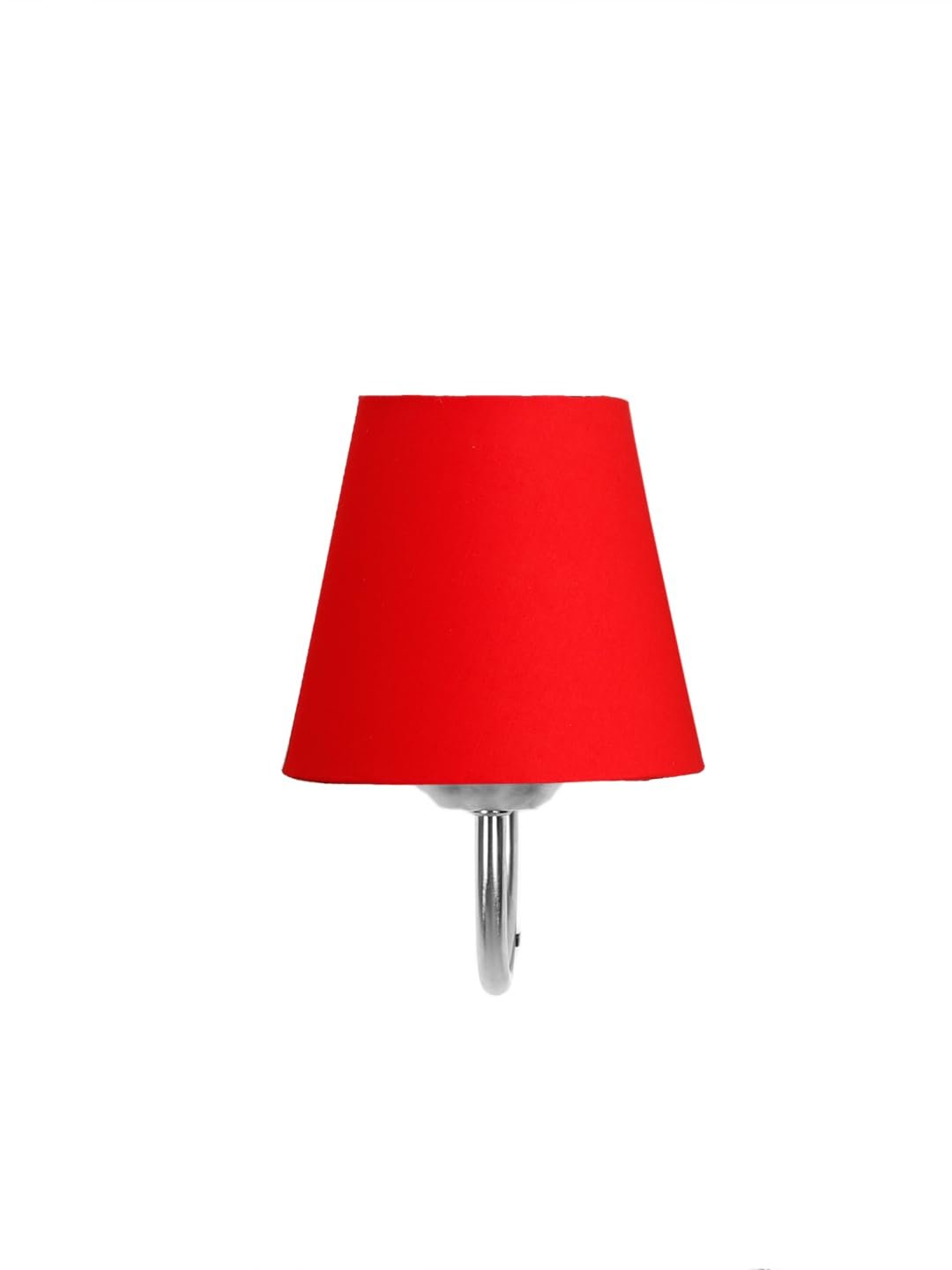 Wood Table lamp with Multicolor Cotton Shade