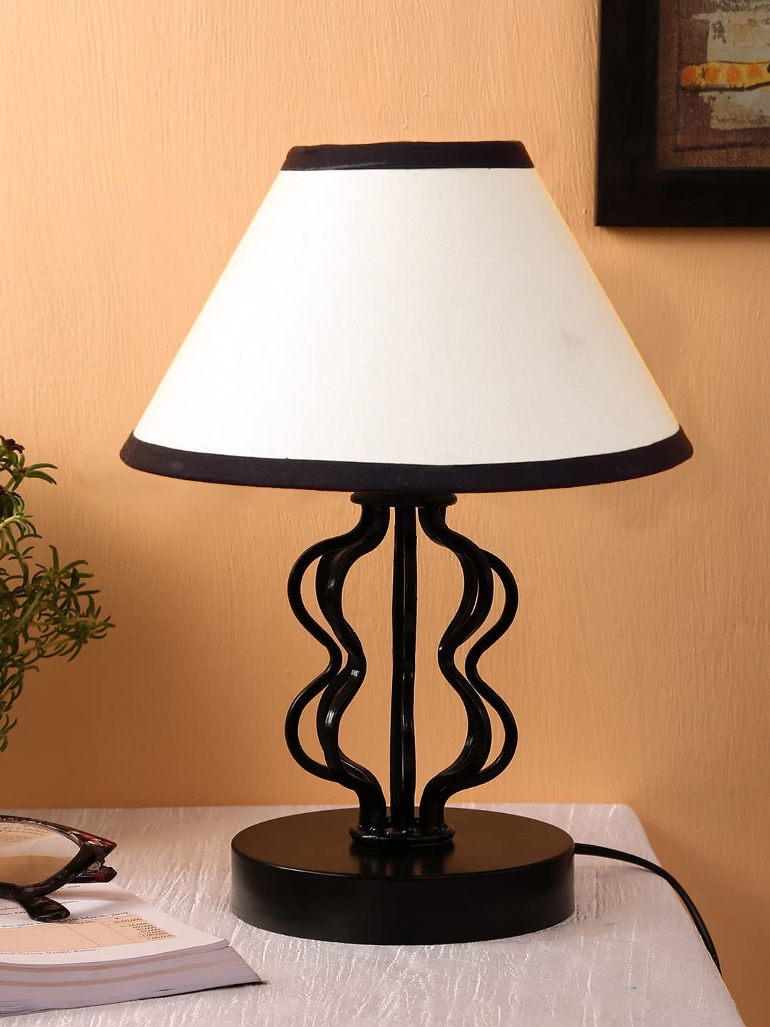 Multi Cotton Shade Iron Table Lamp(APA118)