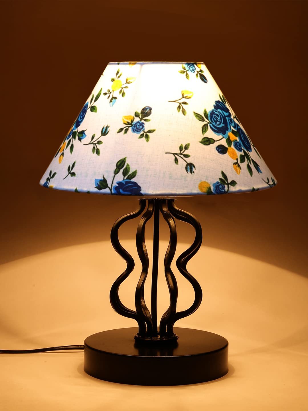 Multi Cotton Shade Iron Table Lamp(APA122)