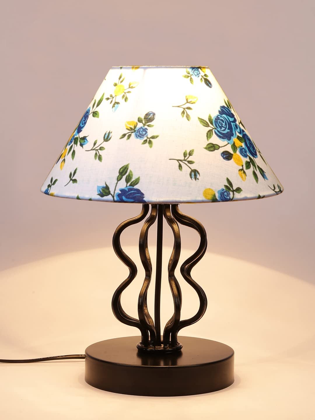 Multi Cotton Shade Iron Table Lamp(APA122)