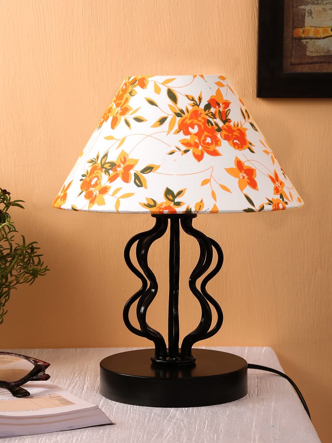 Multi Cotton Shade Iron Table Lamp(APA123)