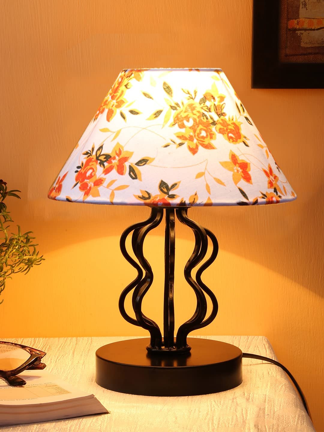 Multi Cotton Shade Iron Table Lamp(APA123)