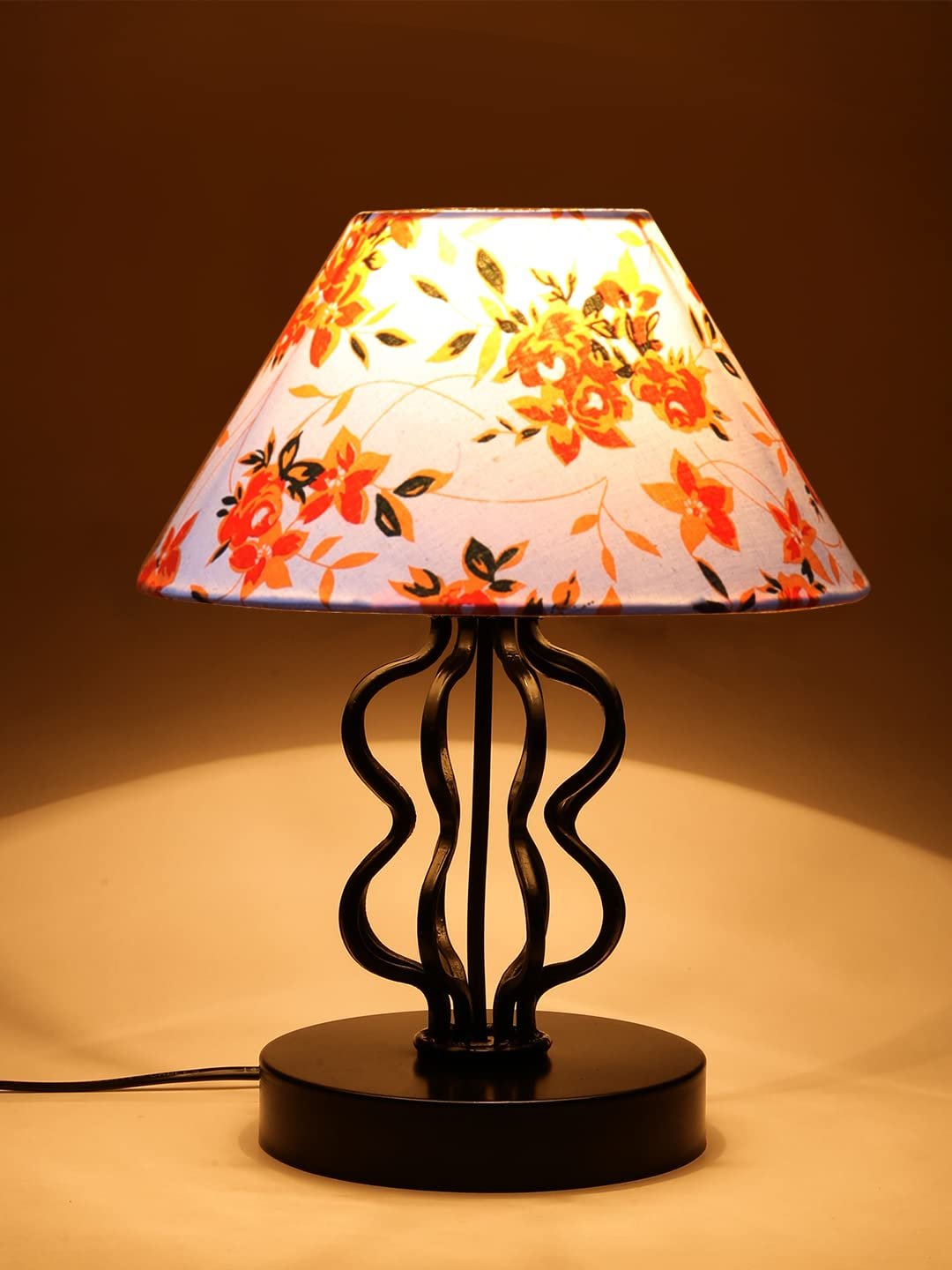 Multi Cotton Shade Iron Table Lamp(APA123)