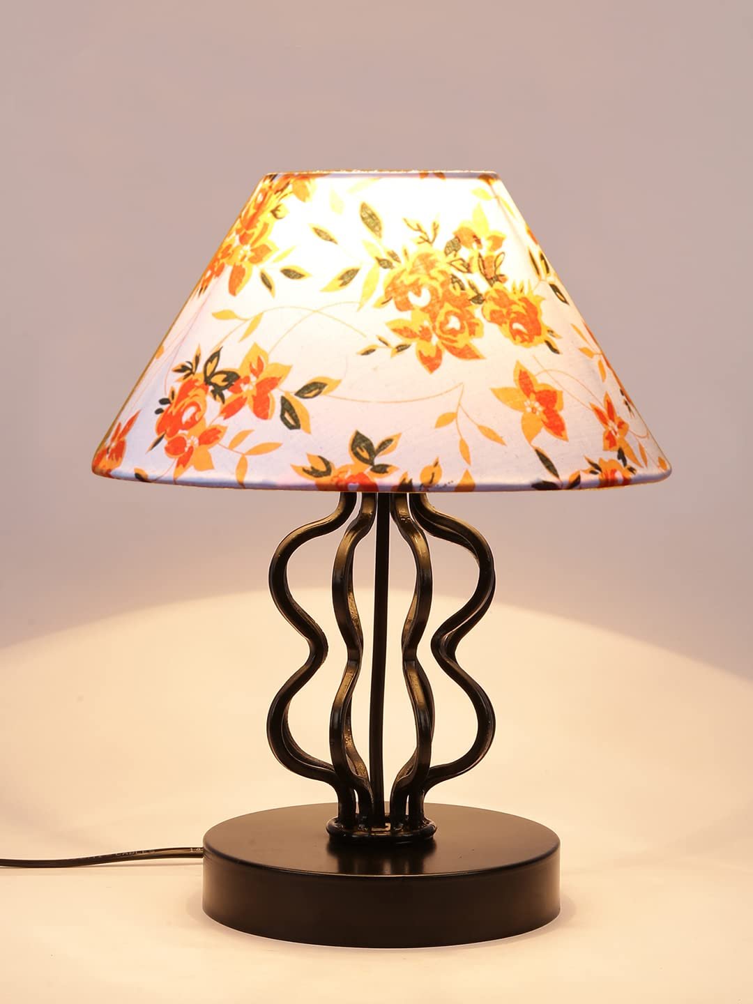 Multi Cotton Shade Iron Table Lamp(APA123)