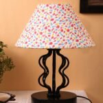 Multi Cotton Shade Iron Table Lamp(APA124)