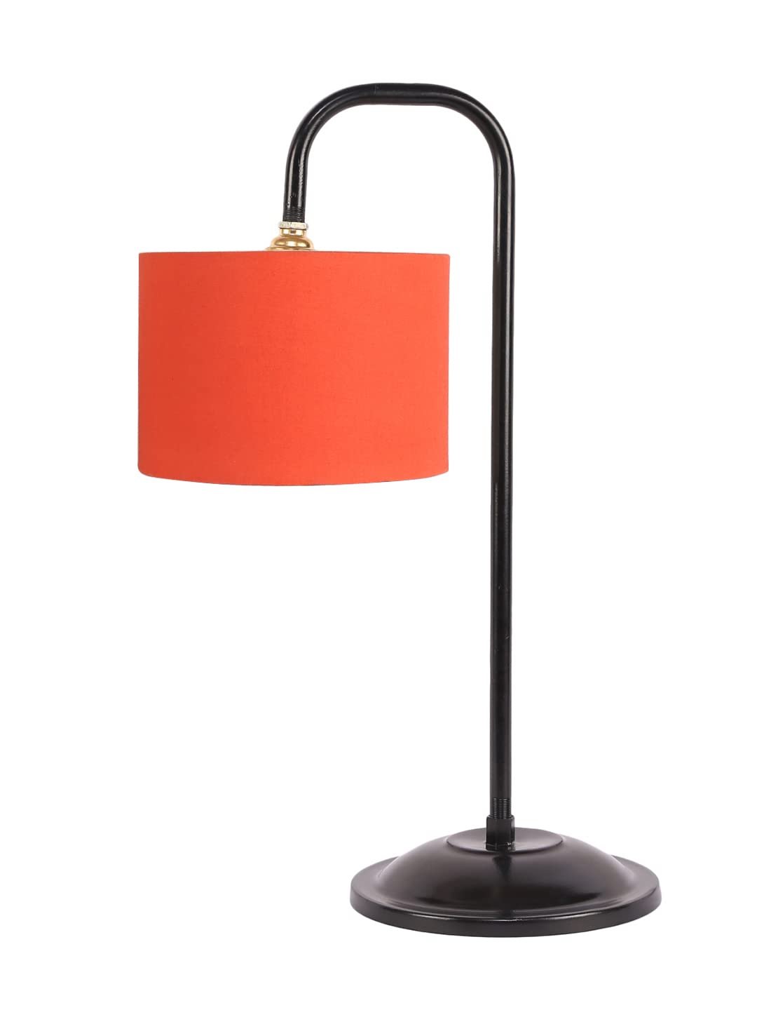 Orange Cotton Shade Iron Table Lamp (ARM02)