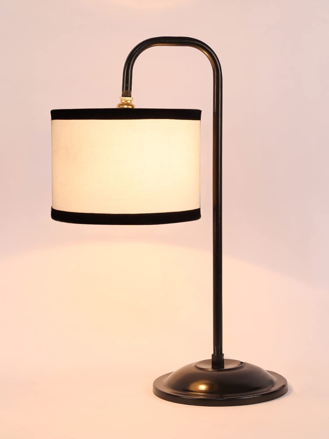 Multi Cotton Shade Iron Table Lamp (ARM)