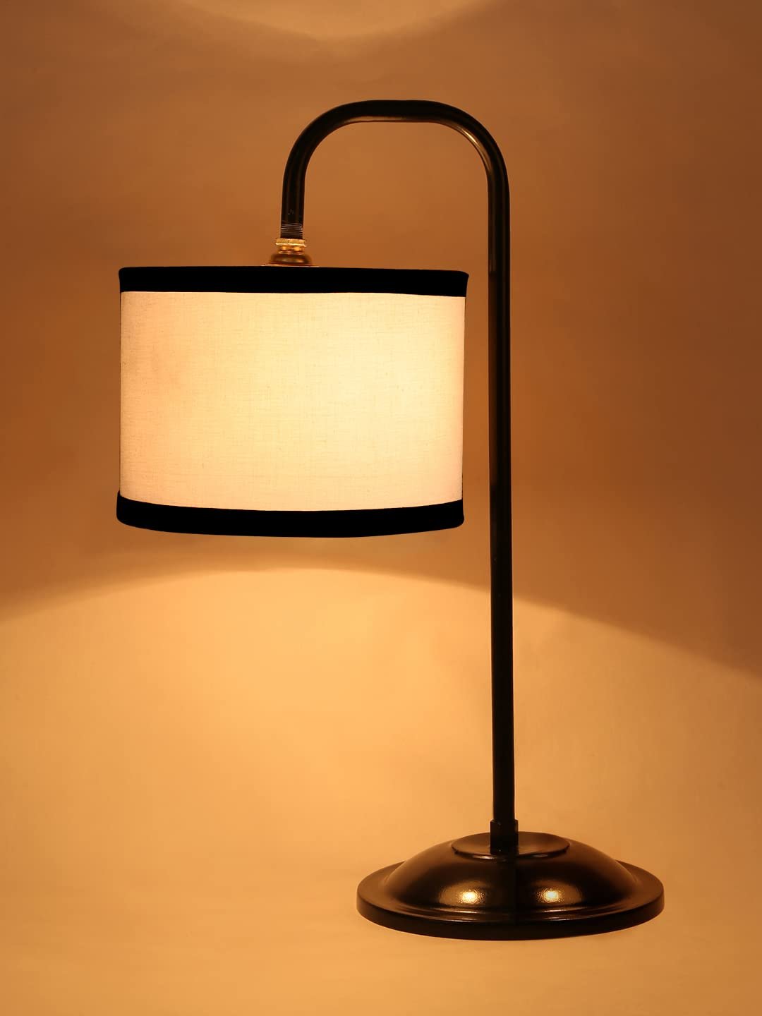 Multi Cotton Shade Iron Table Lamp (ARM)