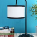 Multi Cotton Shade Iron Table Lamp (ARM)