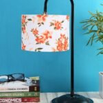 Multi Cotton Shade Iron Table Lamp (ARM10)